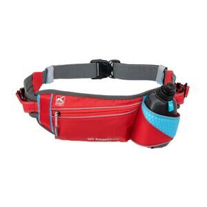 Kurgo On-Trail Dog Adjustable Running Belt Red Zip Pocket Hiking Camping New‎